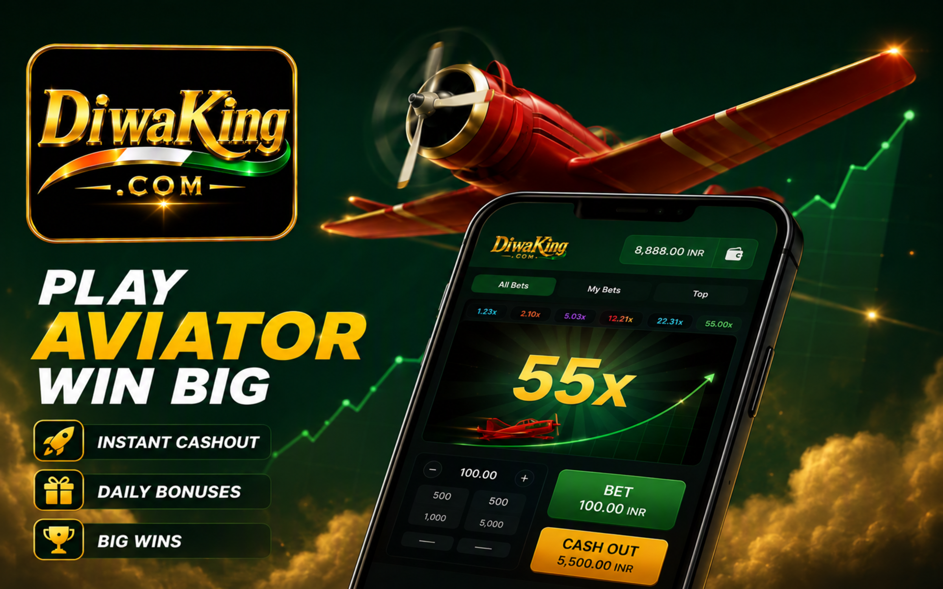 Diwa King App unfunded tour and exit rules India